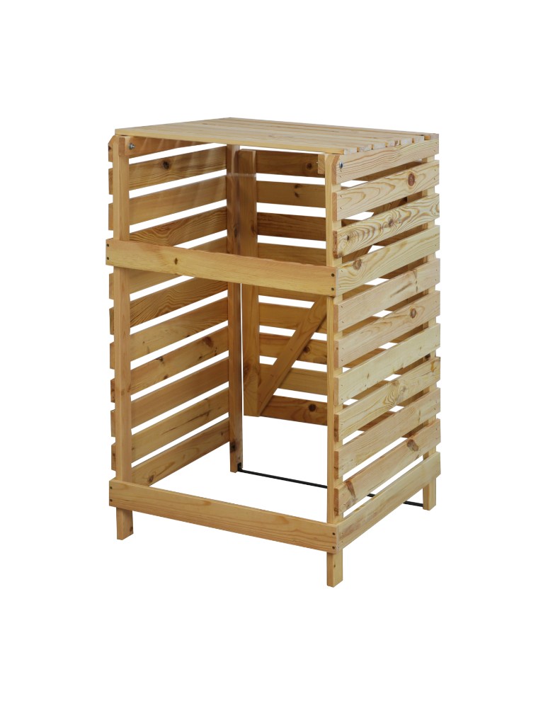 Kompostowniki - Drewniana wiata śmietnikowa · zabudowa na kosz o pojemności 120 L - product MODO24.PL 4