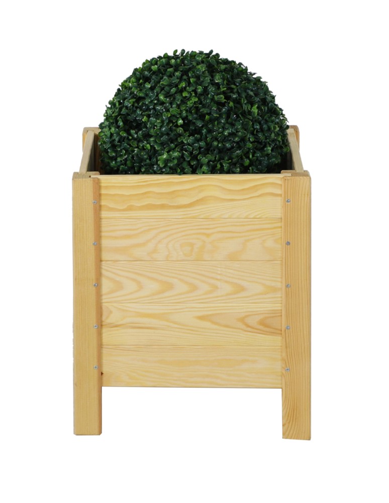 Kwietniki i donice - Donica sosnowa na nóżkach RDS -4-1 · stan surowy - product MODO24.PL 2