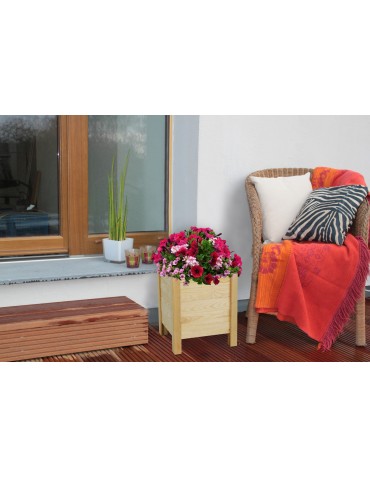 Kwietniki i donice - Donica sosnowa na nóżkach RDS -4-1 · stan surowy - product 5