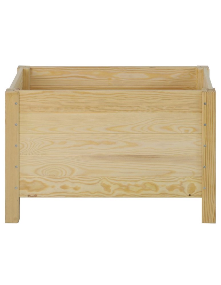 Kwietniki i donice - Prostokątna donica RDS-4-2 z surowego drewna sosnowego - product MODO24.PL 2