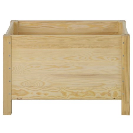 Prostokątna donica RDS-4-2 z surowego drewna sosnowego