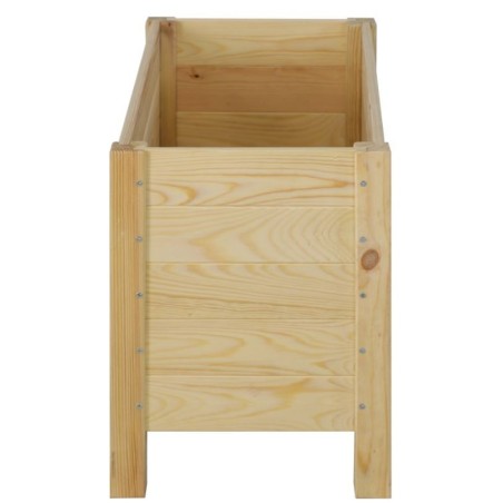 Prostokątna donica RDS-4-2 z surowego drewna sosnowego