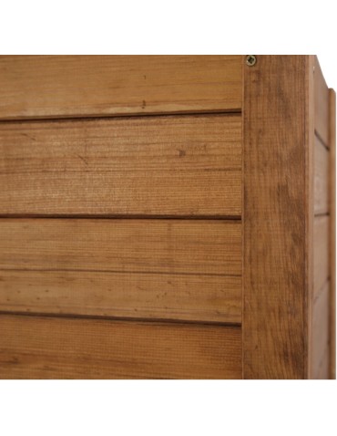 Kwietniki i donice - Prostokątna donica RDS-4-2 z drewna sosnowego · kolor brązowy - product 5