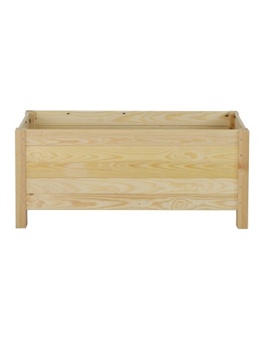 Duża donica sosnowa RDS-4-3 na kwiaty i rośliny zielone · surowe drewno - product 2