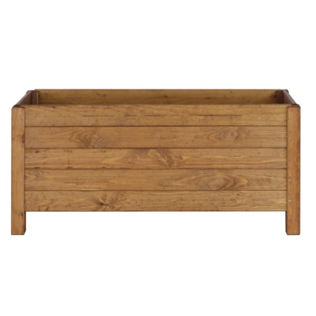 Duża donica sosnowa RDS-4-3 na kwiaty i rośliny zielone · kolor brązowy