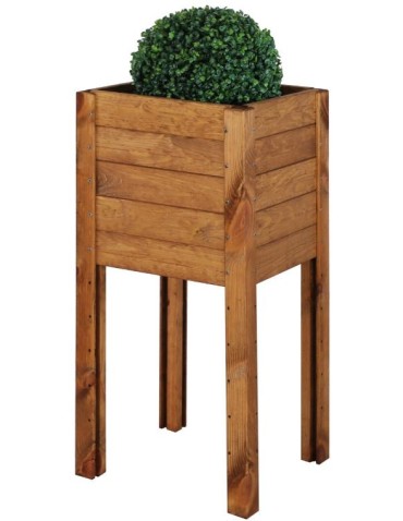 Donica sosnowa na nogach RDS-5-1 w kolorze brązowym