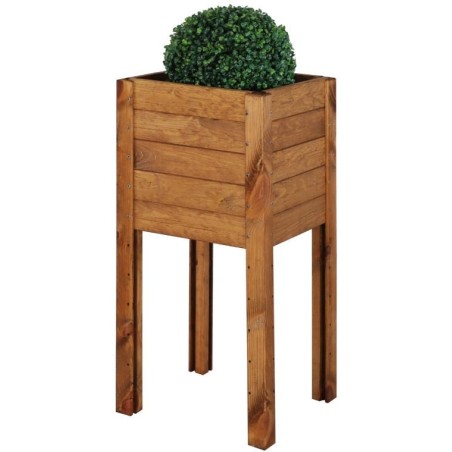 Donica sosnowa na nogach RDS-5-1 w kolorze brązowym