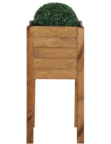 Kwietniki i donice - Donica sosnowa na nogach RDS-5-1 w kolorze brązowym - product 3