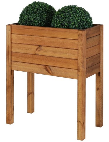 Donica sosnowa na nogach RDS-5-2 · impregnowana na brąz