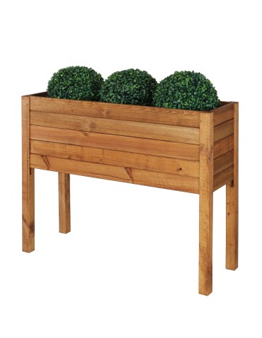 Donica sosnowa na nogach RDS-5-3 · impregnowana na brąz