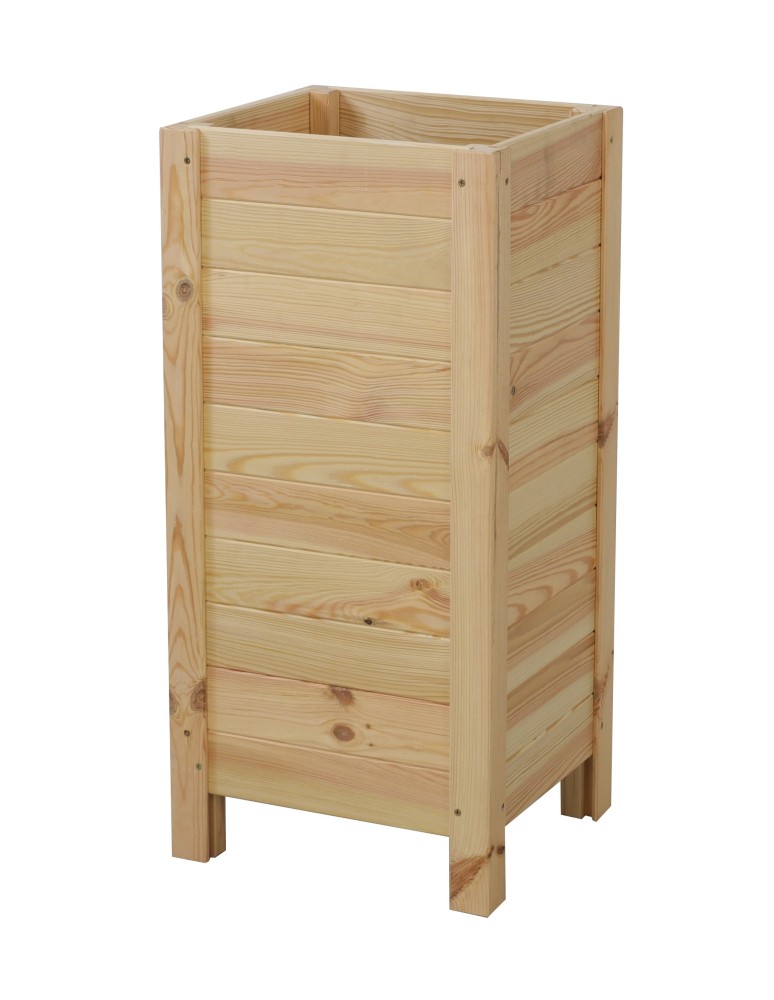 Kwietniki i donice - Wysoka donica sosnowa RDS-7-1 · nieimpregnowana - product MODO24.PL 1