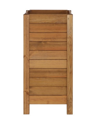 Brązowa drewniana doniczka na balkon RDS-7-1 - product 2