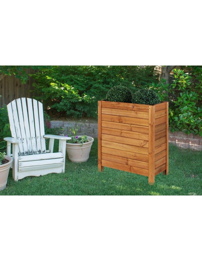 Kwietniki i donice - Kwietnik sosnowy RDS-7-2 · w kolorze brązowym - product MODO24.PL 5