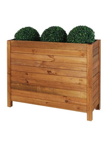 Duża donica sosnowa RDS-7-3 · kolor brązowy