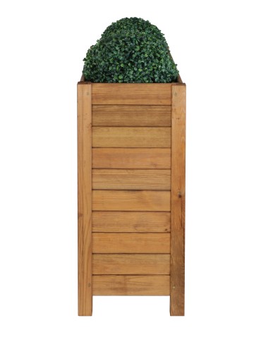 Kwietniki i donice - Duża donica sosnowa RDS-7-3 · kolor brązowy - product 4