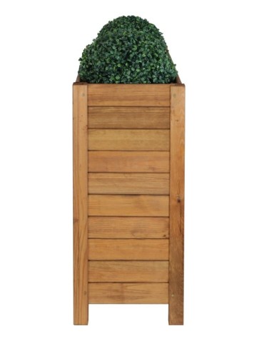 Kwietniki i donice - Duża donica sosnowa RDS-7-3 · kolor brązowy - product 5