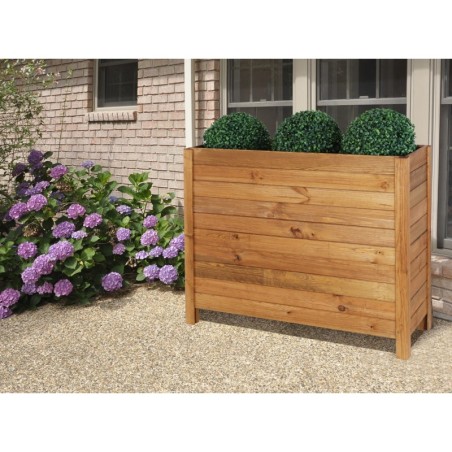 Duża donica sosnowa RDS-7-3 · kolor brązowy