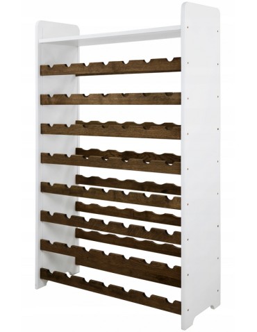 Regał na wino RW-20-56 P z półką do degustacji · palony dąb