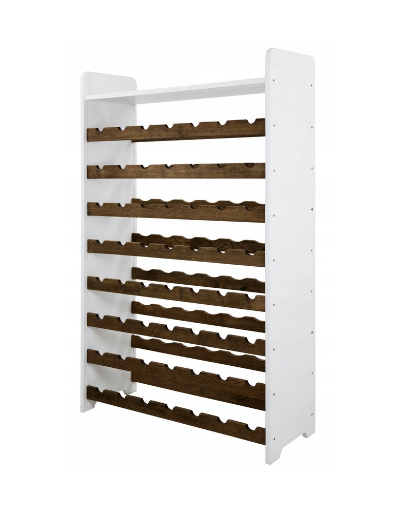 Seria RW-20 - Regał na wino RW-20-56 P z półką do degustacji · palony dąb - produkt MODO24.PL 1
