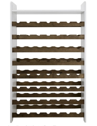 Regał na wino RW-20-56 P z półką do degustacji · palony dąb - product 2