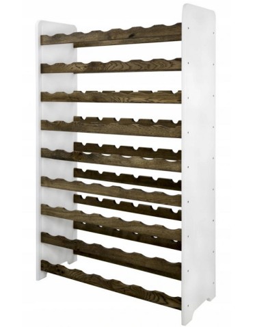 Regał na wino RW-20-63 · dębowe opalane leżnie