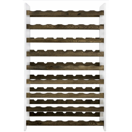 Regał na wino RW-20-63 · dębowe opalane leżnie