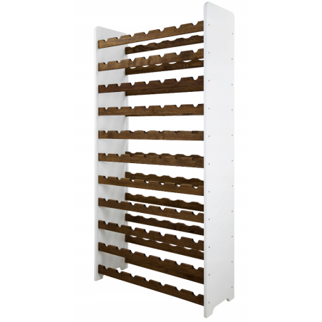 Regał na wino RW-20-77 · dębowe opalane leżnie