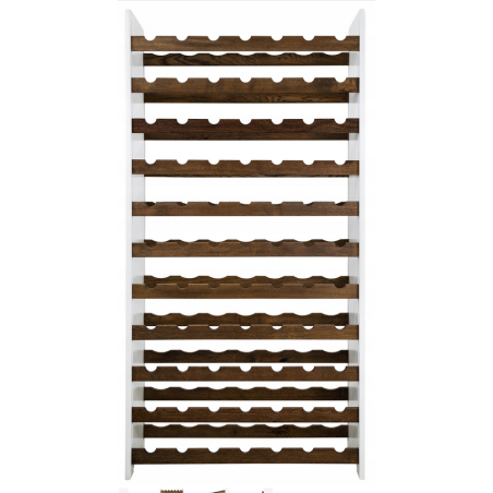 Regał na wino RW-20-77 · dębowe opalane leżnie