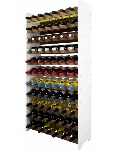 Seria RW-20 - Regał na wino RW-20-77 · dębowe opalane leżnie - product 3