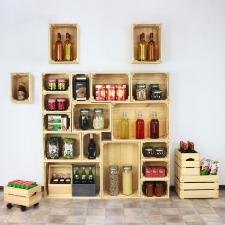 Skrzynka Sosnowa SD-2-40x30 Szara