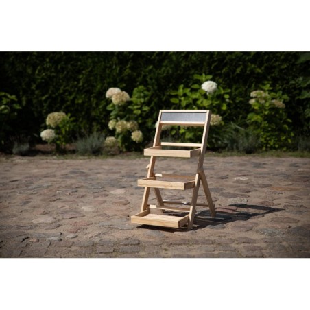 Dekoracyjny stojak sosnowy RDEZ_070X39X48_NAPT