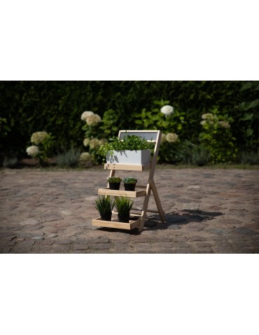 Dekoracyjny stojak sosnowy RDEZ_070X39X48_NAPT