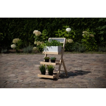 Dekoracyjny stojak sosnowy RDEZ_070X39X48_NAPT