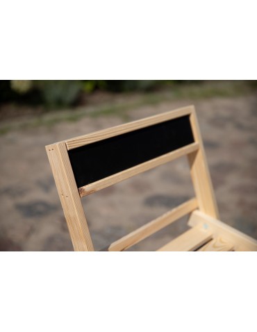 Kwietniki i donice - Dekoracyjny stojak sosnowy RDEZ_070X39X48_NAPT - product 4