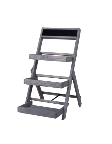 Uniwersalny stojak RDEZ w kolorze szarym na kwiaty · zioła · książki · dekoracje