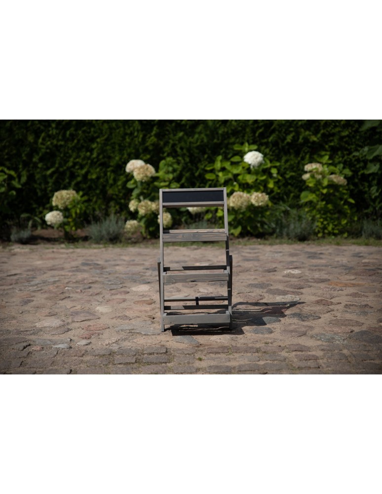 Kwietniki i donice - Uniwersalny stojak RDEZ w kolorze szarym na kwiaty · zioła · książki · dekoracje - product MODO24.PL 6