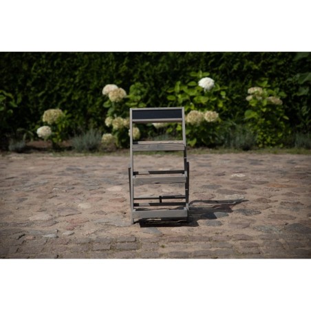 Uniwersalny stojak RDEZ w kolorze szarym na kwiaty · zioła · książki · dekoracje