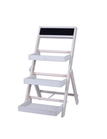 Oryginalny stojak RDEZ w kolorze białym na zioła · kwiaty · ozdoby · książki