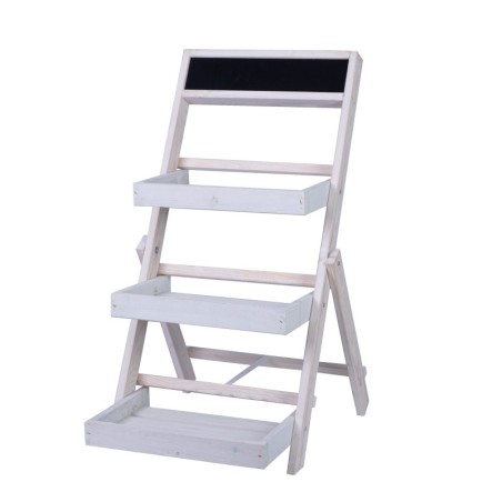 Oryginalny stojak RDEZ w kolorze białym na zioła · kwiaty · ozdoby · książki