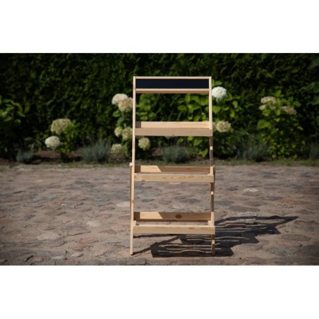 Uniwersalny stojak/etażerka RDEZ z surowego drewna sosnowego