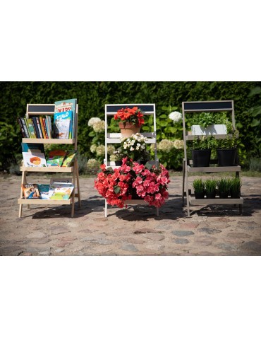 Uniwersalny stojak/etażerka RDEZ z surowego drewna sosnowego - product 2