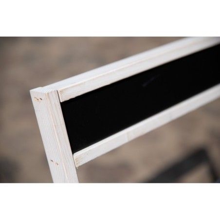 Stojak kaskadowy RDEZ w kolorze białym - wariant wysoki