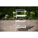 Stojak kaskadowy RDEZ w kolorze białym - wariant wysoki