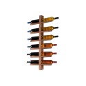 Wieszak na wino drewniany RW-23-12_O_BR  na 12 butelek