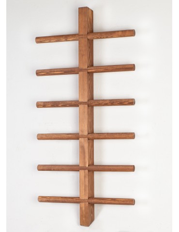 Seria RW-23 - Wieszak na wino drewniany RW-23-12_O_BR  na 12 butelek - product 4