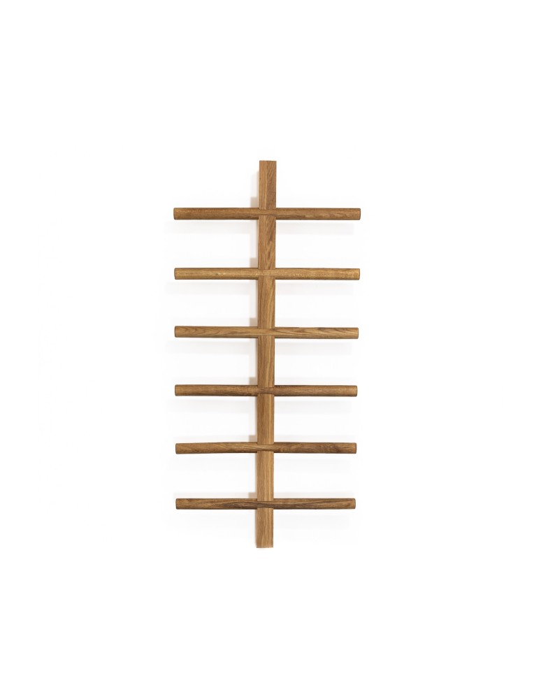 Seria RW-24 - Dębowy wieszak na wino RW-24-12_O_NT - drewno olejowane - product MODO24.PL 4