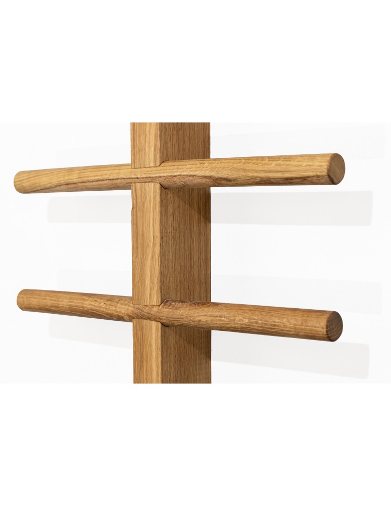 Seria RW-24 - Dębowy wieszak na alkohole · RW-24-22_O_NT · drewno olejowane - product MODO24.PL 3