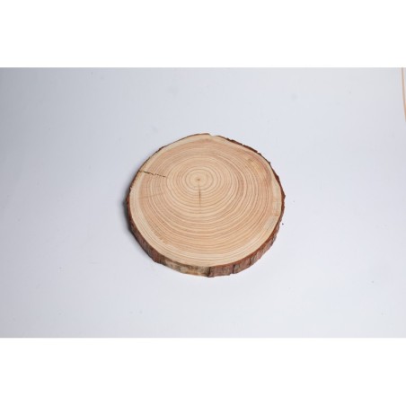 Plaster drewna - fi 20-25 cm - Modrzew, gr 3,0 cm