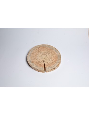Plastry Okrągłe - Plaster drewna - fi 20-25 cm - Modrzew, gr 3,0 cm - product 2