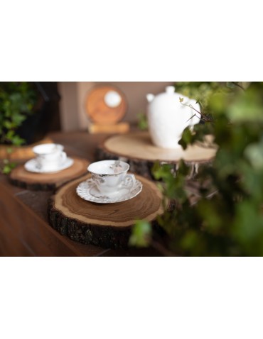 Plastry Okrągłe - Plaster drewna - fi 20-25 cm - Modrzew, gr 4,0 cm - product 2